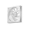 PC korpusas DeepCool CG580 4F WH Midi Tower ATX/Micro ATX/ITX, grūdintas stiklas, 3×120 mm + galinis 120 mm ventiliatoriai, baltas