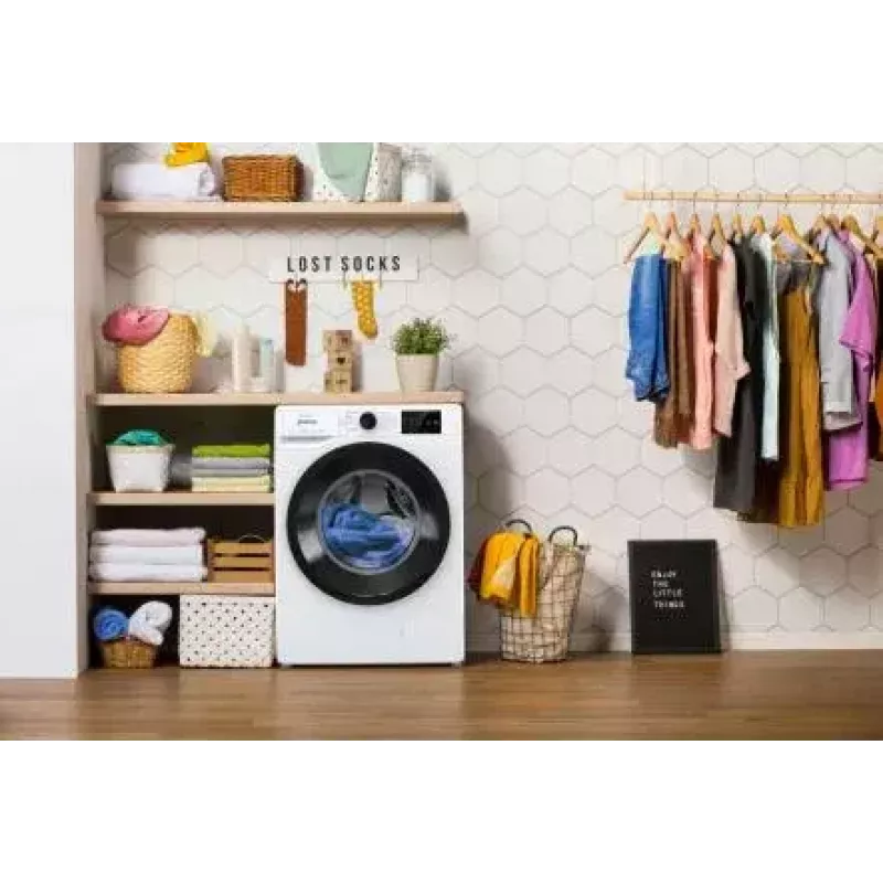 Gorenje WPNEI82A1SWIFI skalbimo mašina, pakrovimas iš priekio, 8 kg, 1200 RPM, balta