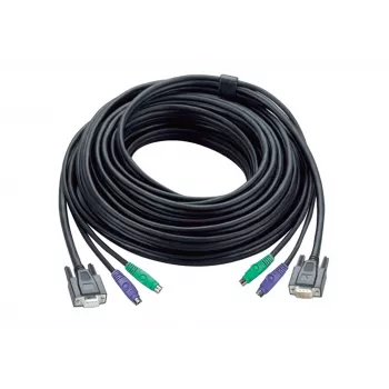 KVM kabelis ATEN PS/2 HDB 1,2 m juodas