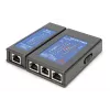 DIGITUS DN-14001-2 Belaidis tinklo kabelių testeris su PoE testavimu ir dėklu