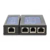 DIGITUS DN-14001-2 Belaidis tinklo kabelių testeris su PoE testavimu ir dėklu