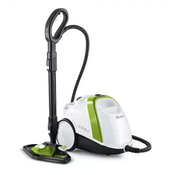 Garinis valytuvas Polti Vaporetto Smart 110 Eco, cilindrinis, 1500 W, juoda, žalia, balta