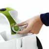 Garinis valytuvas Polti Vaporetto Smart 110 Eco, cilindrinis, 1500 W, juoda, žalia, balta