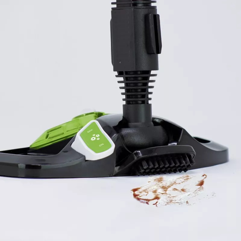Garinis valytuvas Polti Vaporetto Smart 110 Eco, cilindrinis, 1500 W, juoda, žalia, balta