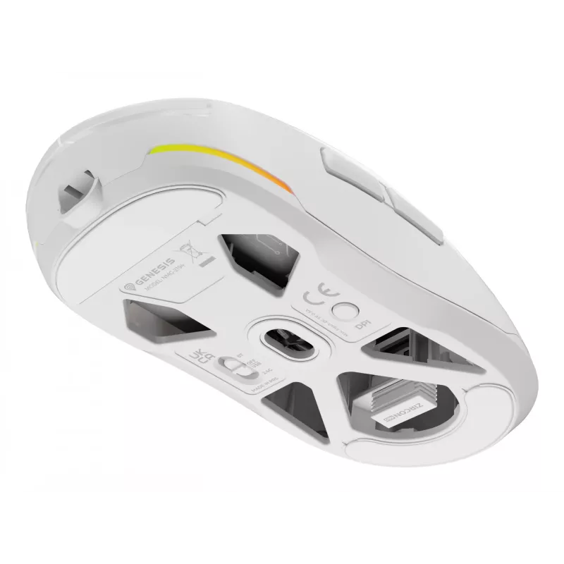 GENESIS NMG-2194 Pelė žaidimams Ambidekstrinė Bluetooth + USB Type-C Optinė 26000 DPI