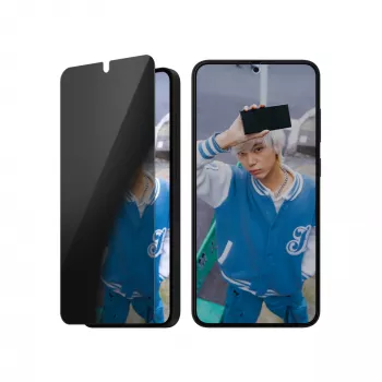 PanzerGlass® privatumo apsauginis stiklas Samsung Galaxy S25+ | S24+ | Ultra-Wide Fit