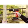 Belaidis gręžtuvas/suktuvas Black & Decker BCD001C1, 18 V, Li‑jon 1,5 Ah, oranžinis/juodas
