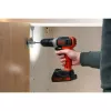 Belaidis gręžtuvas/suktuvas Black & Decker BCD001C1, 18 V, Li‑jon 1,5 Ah, oranžinis/juodas