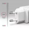 Sieninis įkroviklis Axagon ACU-PD30W 1x QC3.0/AFC/FCP/PD Type-C 30W Baltas