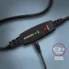 Axagon ADR-210B aktyvus USB 2.0 A-M → B-M jungiamasis kabelis su kartotuvu 10 m