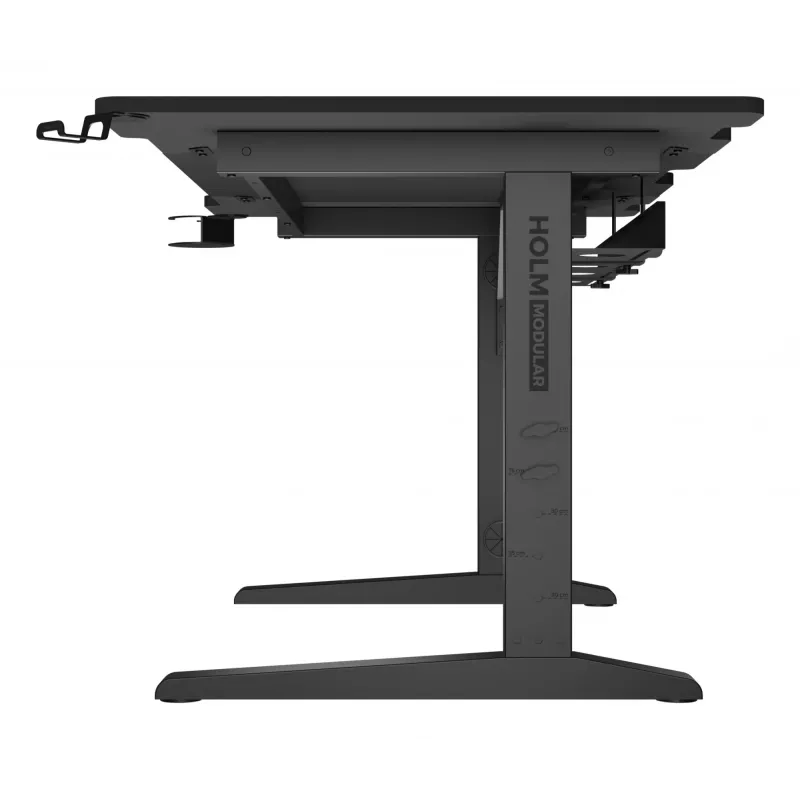 Tiesus kompiuterinis stalas GENESIS NDS-2249 juoda MDF 140x75cm