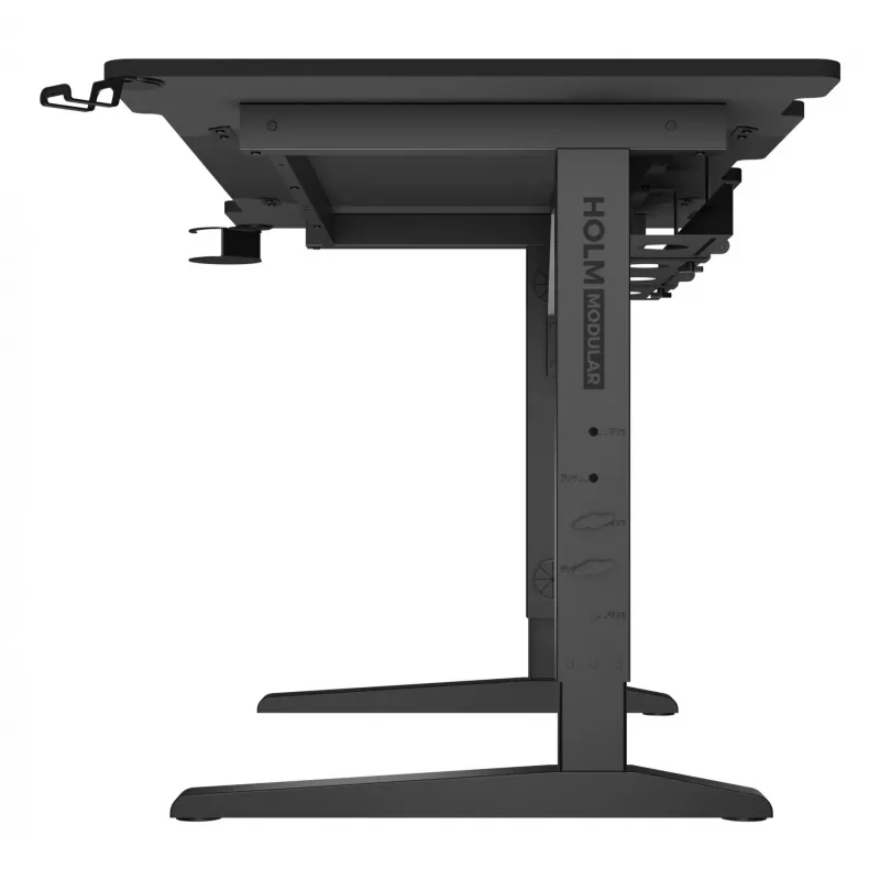Tiesus kompiuterinis stalas GENESIS NDS-2249 juoda MDF 140x75cm