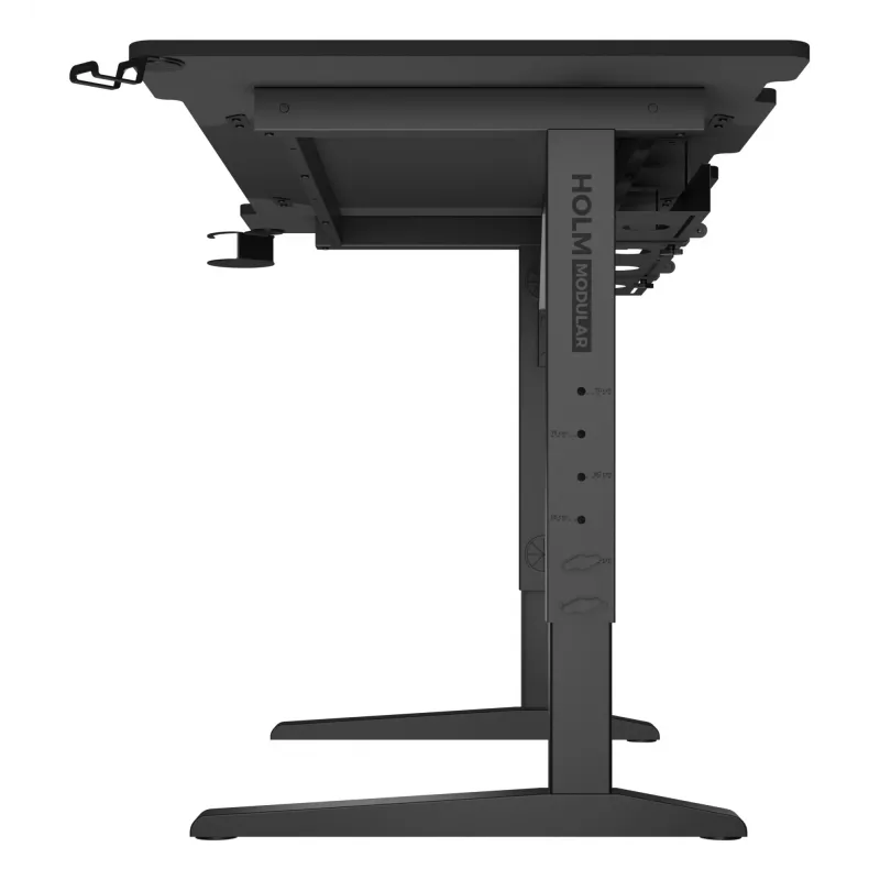 Tiesus kompiuterinis stalas GENESIS NDS-2249 juoda MDF 140x75cm