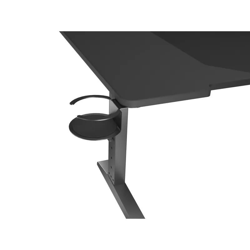 Tiesus kompiuterinis stalas GENESIS NDS-2249 juoda MDF 140x75cm