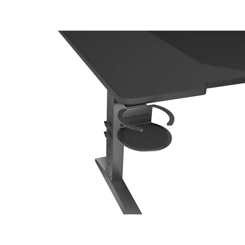 Tiesus kompiuterinis stalas GENESIS NDS-2249 juoda MDF 140x75cm