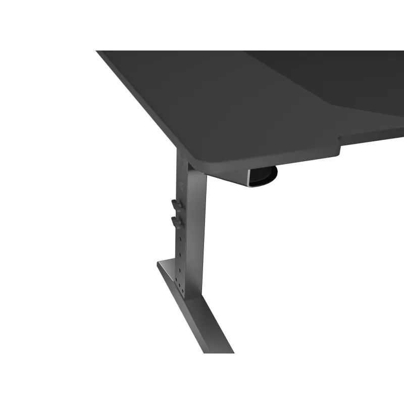 Tiesus kompiuterinis stalas GENESIS NDS-2249 juoda MDF 140x75cm
