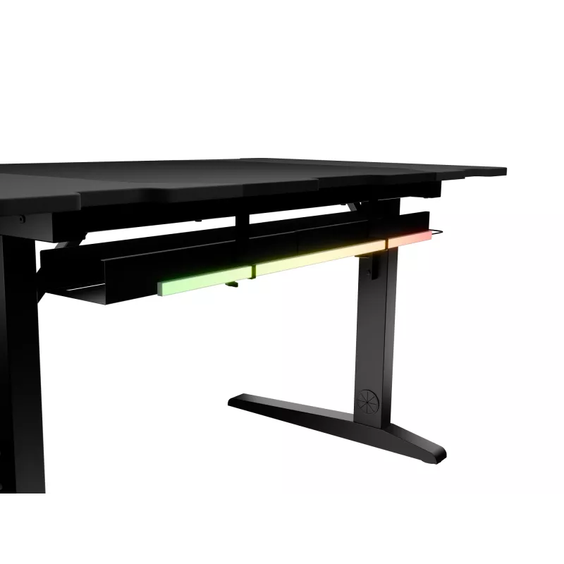 Tiesus kompiuterinis stalas GENESIS NDS-2249 juoda MDF 140x75cm