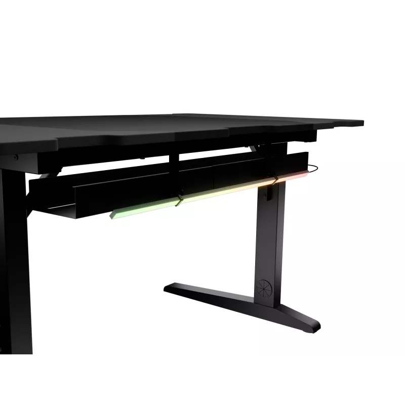 Tiesus kompiuterinis stalas GENESIS NDS-2249 juoda MDF 140x75cm