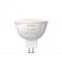 Philips Hue White ambience MR16 – protingas prožektorius, išmanioji lemputė, Bluetooth/Zigbee, balta, LED, GU5.3, MR16