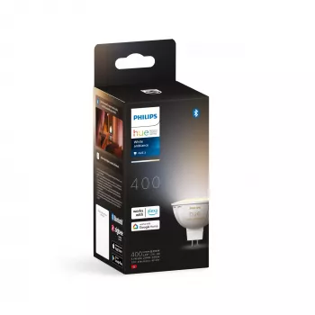 Philips Hue White ambience MR16 – protingas prožektorius, išmanioji lemputė, Bluetooth/Zigbee, balta, LED, GU5.3, MR16