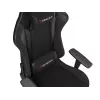 Žaidimų kėdė GENESIS Nitro 440 G2, paminkštinta sėdynė, audinys/dirbtinė oda, pilka/juoda, max 120 kg, reguliuojama atlošas ir 1D porankiai