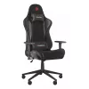 Žaidimų kėdė GENESIS Nitro 440 G2, paminkštinta sėdynė, audinys/dirbtinė oda, pilka/juoda, max 120 kg, reguliuojama atlošas ir 1D porankiai