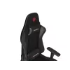 Žaidimų kėdė GENESIS Nitro 440 G2, paminkštinta sėdynė, audinys/dirbtinė oda, pilka/juoda, max 120 kg, reguliuojama atlošas ir 1D porankiai