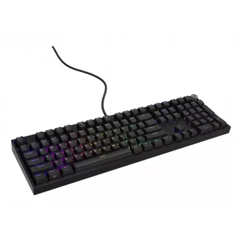 GENESIS THOR 404 mechaninė klaviatūra, USB, QWERTY, RGB LED, juoda