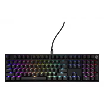 GENESIS THOR 404 mechaninė klaviatūra, USB, QWERTY, RGB LED, juoda