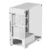 Korpusas DeepCool CG580 WH Baltas — ATX/mATX/ITX, grūdintas stiklas, palaiko 120/140 mm ventiliatorius, 3.5 colio×2, 2.5 colio×3, USB 3.2 Gen1