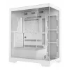 Korpusas DeepCool CG580 WH Baltas — ATX/mATX/ITX, grūdintas stiklas, palaiko 120/140 mm ventiliatorius, 3.5 colio×2, 2.5 colio×3, USB 3.2 Gen1