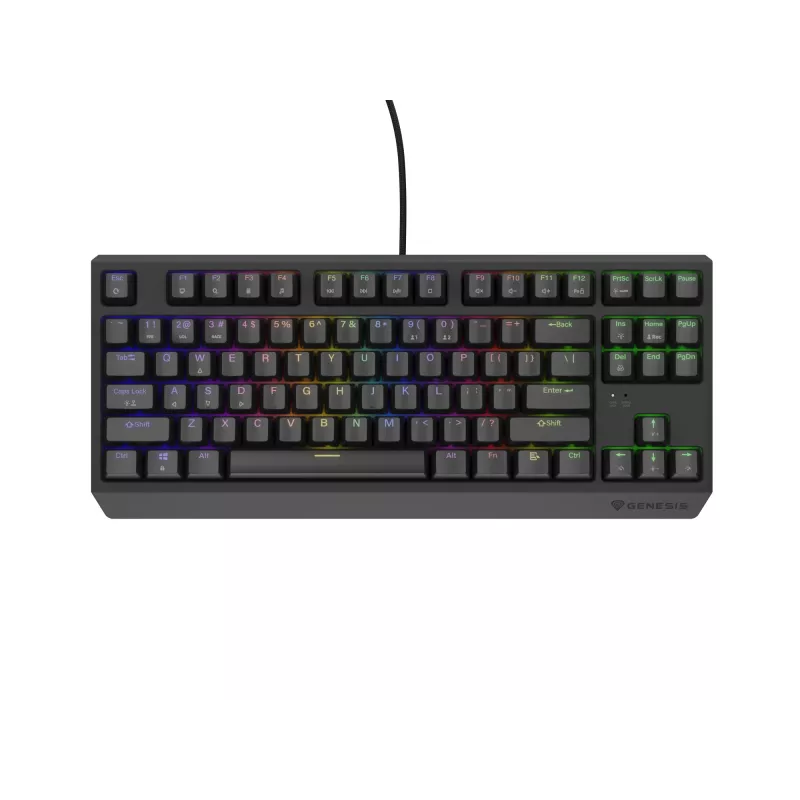 GENESIS Thor 230 TKL klaviatūra žaidimams USB + RF belaidė + Bluetooth QWERTY Juoda