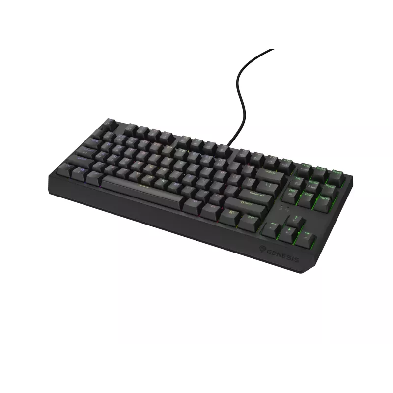 GENESIS Thor 230 TKL klaviatūra žaidimams USB + RF belaidė + Bluetooth QWERTY Juoda