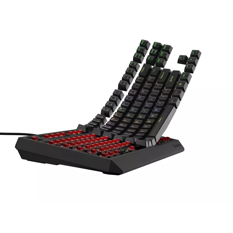 GENESIS Thor 230 TKL klaviatūra žaidimams USB + RF belaidė + Bluetooth QWERTY Juoda