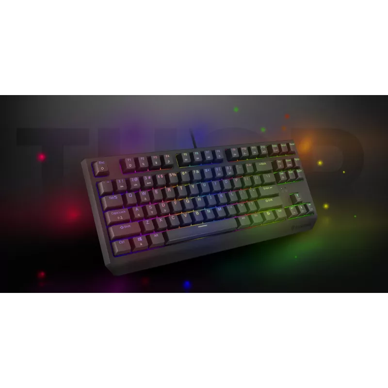 GENESIS Thor 230 TKL klaviatūra žaidimams USB + RF belaidė + Bluetooth QWERTY Juoda