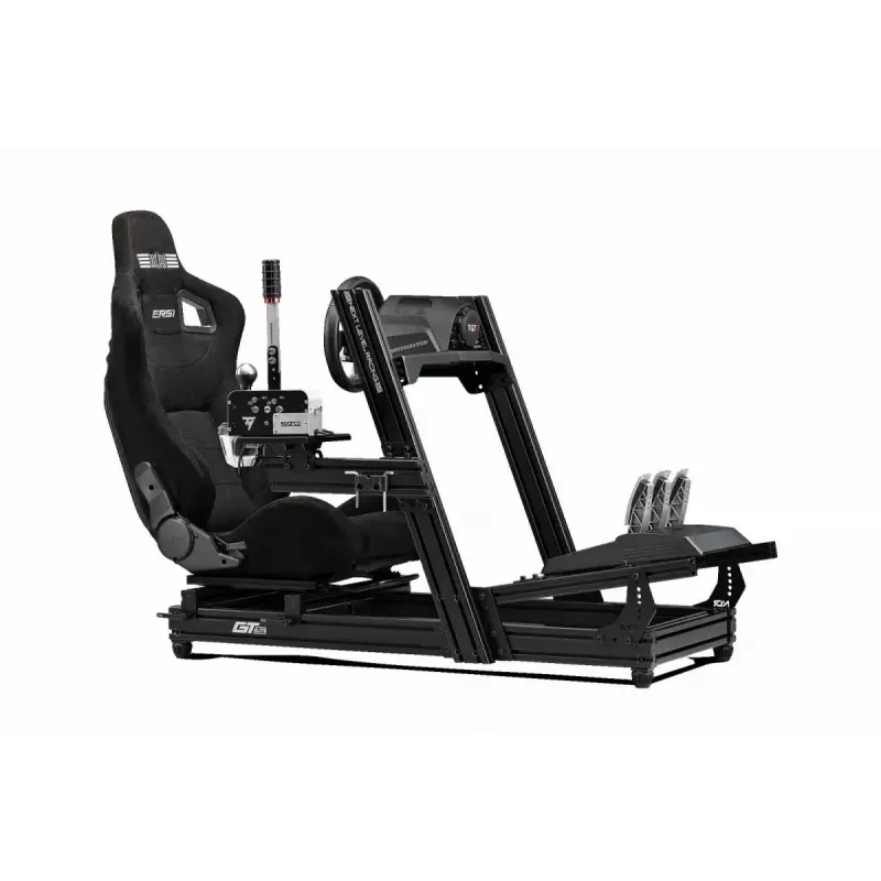 Lenktynių simuliatoriaus rėmas Next Level Racing GTElite Wheel Plate Edition — aliuminio ir plieno vairo bei pedalų montavimo platforma