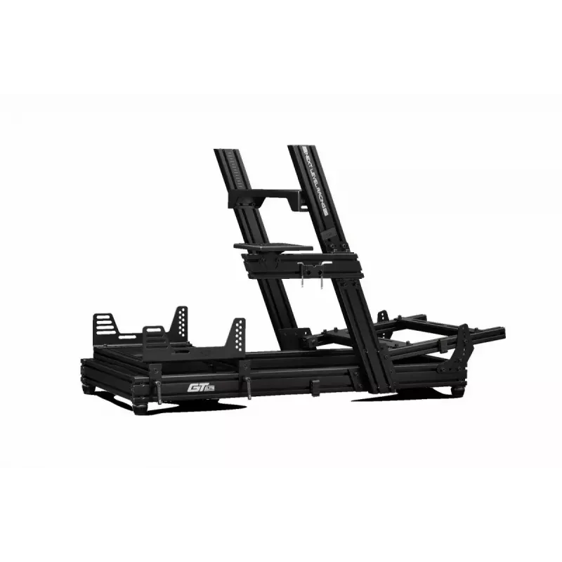 Lenktynių simuliatoriaus rėmas Next Level Racing GTElite Wheel Plate Edition — aliuminio ir plieno vairo bei pedalų montavimo platforma