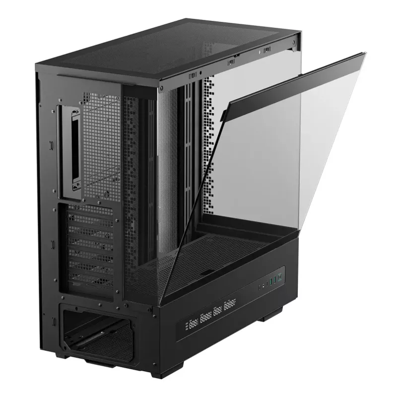 Korpusas DeepCool CH690 DIGITAL Tower Black – ATX/Micro-ATX/Mini-ITX, LCD ekranas, 3x2,5 col. + 1x3,5 col. vietos, iki 450 mm GPU, 182 mm aušintuvui