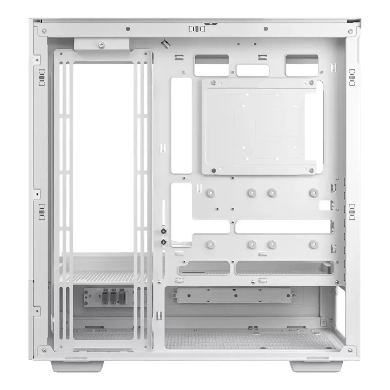 PC korpusas DeepCool CH690 Tower White – ATX/microATX, LCD ekranas, 3x2,5 colio vietos, 1x3,5 colio, GPU iki 450 mm, aušintuvo aukštis 182 mm
