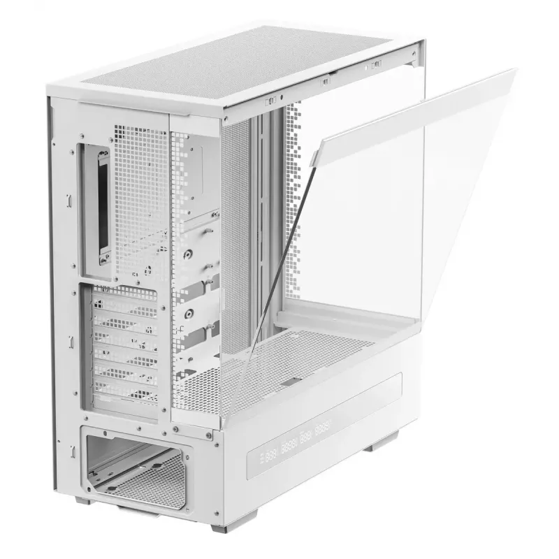 PC korpusas DeepCool CH690 Tower White – ATX/microATX, LCD ekranas, 3x2,5 colio vietos, 1x3,5 colio, GPU iki 450 mm, aušintuvo aukštis 182 mm