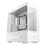 PC korpusas DeepCool CH690 Tower White – ATX/microATX, LCD ekranas, 3x2,5 colio vietos, 1x3,5 colio, GPU iki 450 mm, aušintuvo aukštis 182 mm