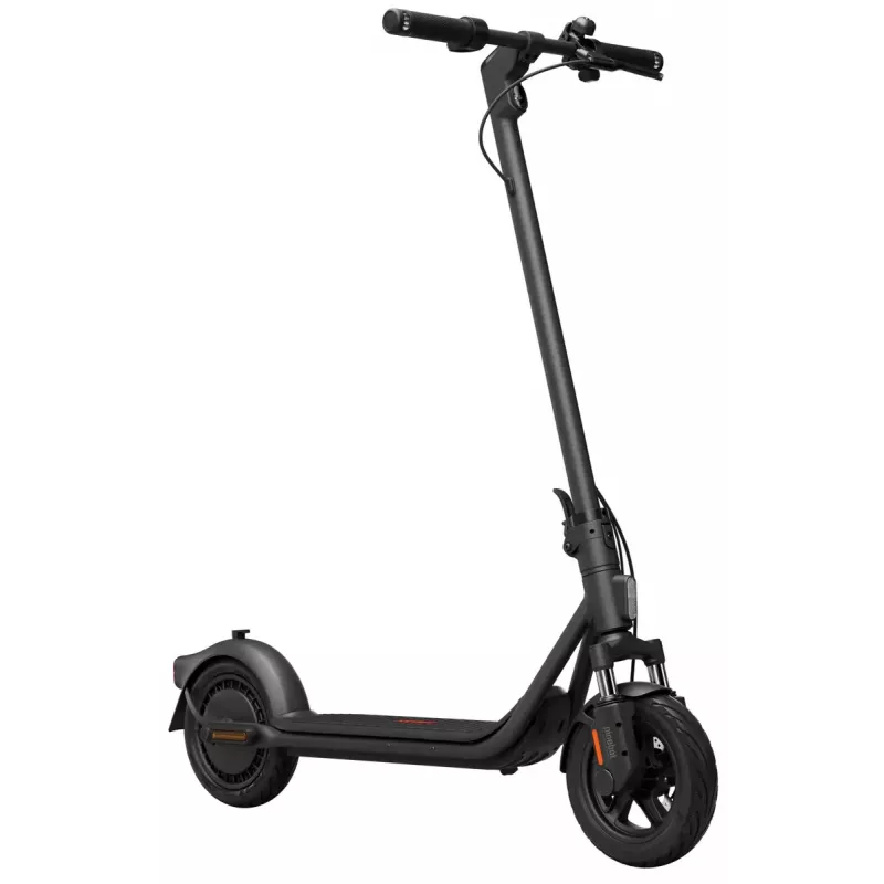 Elektrinis paspirtukas Ninebot Segway F2 II E — 400 W (didž. 800 W), 10,2 Ah, 20 km/h, raudonas/juodas