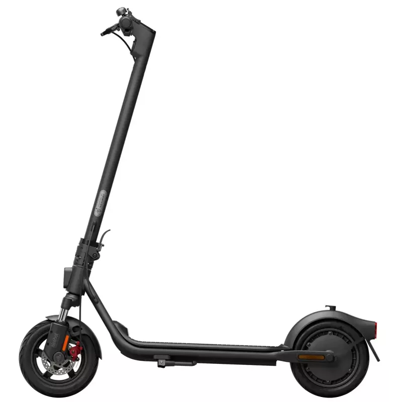 Elektrinis paspirtukas Ninebot Segway F2 II E — 400 W (didž. 800 W), 10,2 Ah, 20 km/h, raudonas/juodas