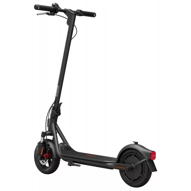 Elektrinis paspirtukas Ninebot Segway F2 II E — 400 W (didž. 800 W), 10,2 Ah, 20 km/h, raudonas/juodas