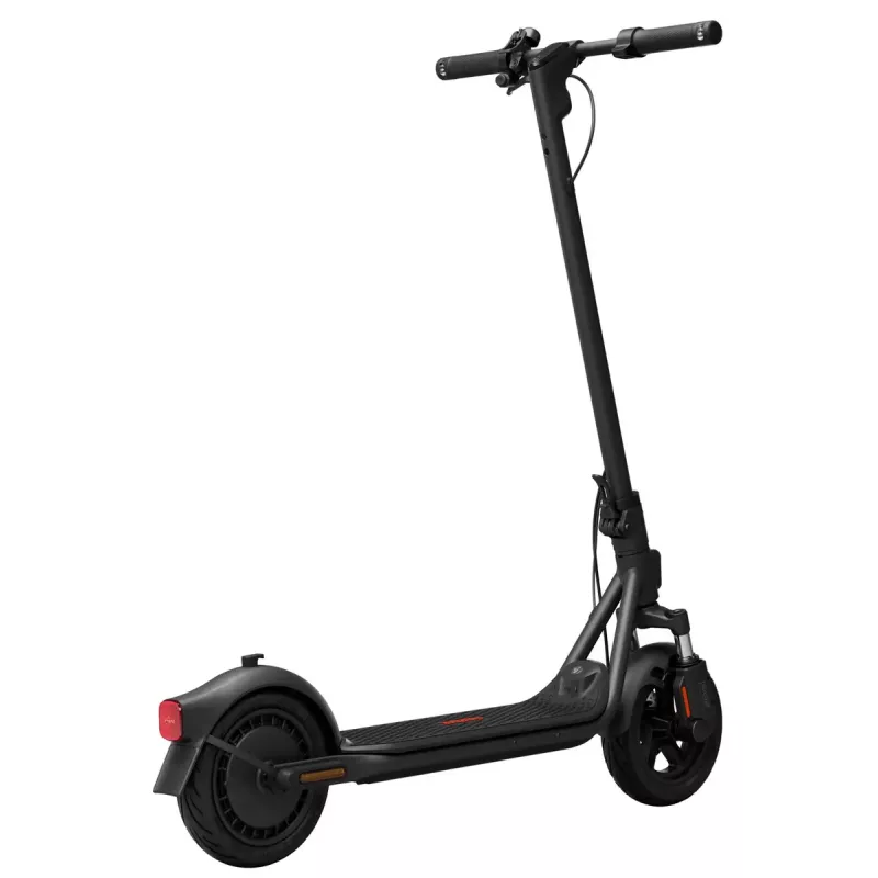 Elektrinis paspirtukas Ninebot Segway F2 II E — 400 W (didž. 800 W), 10,2 Ah, 20 km/h, raudonas/juodas
