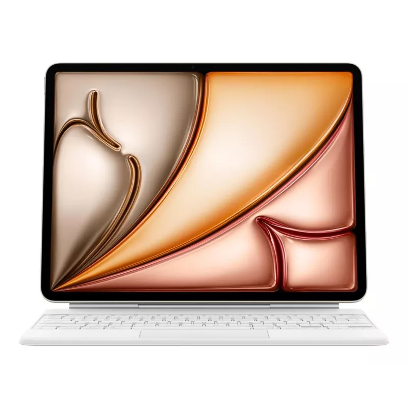Apple Magic Keyboard QWERTY švediškas Baltas Trackpad iPad Air 13 colių
