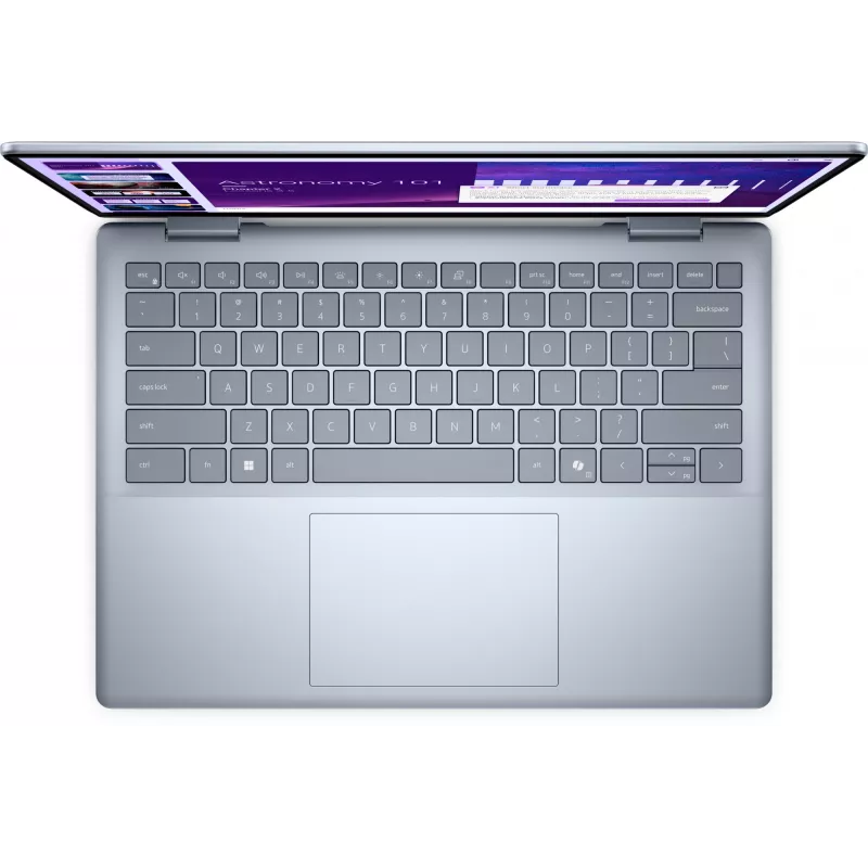 Konvertuojamas nešiojamas kompiuteris Dell 14 Plus 2-in-1 DB04250, 14 colių 1920×1200, Intel Core Ultra 7 256V, 16 GB, 512 GB, Intel Arc, Windows 11 Pro, mėlynas