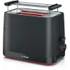 Skrudintuvas Bosch TAT3M123 2 griežinėliai, 950 W, juodas, sukamas valdymas, atšildymas ir pašildymas