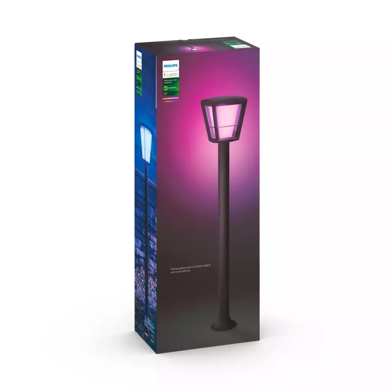 Philips Hue White and colour ambience Econic lauko stulpinis šviestuvas 1744230P7