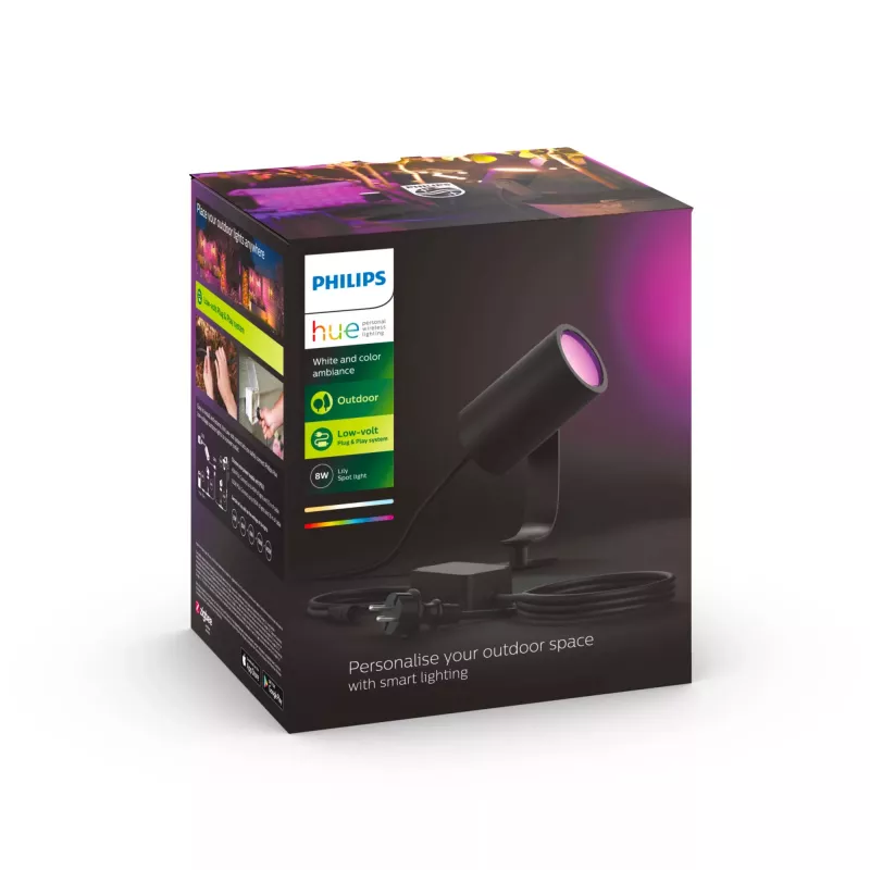 Philips Hue Lily White and colour ambience lauko prožektorius
